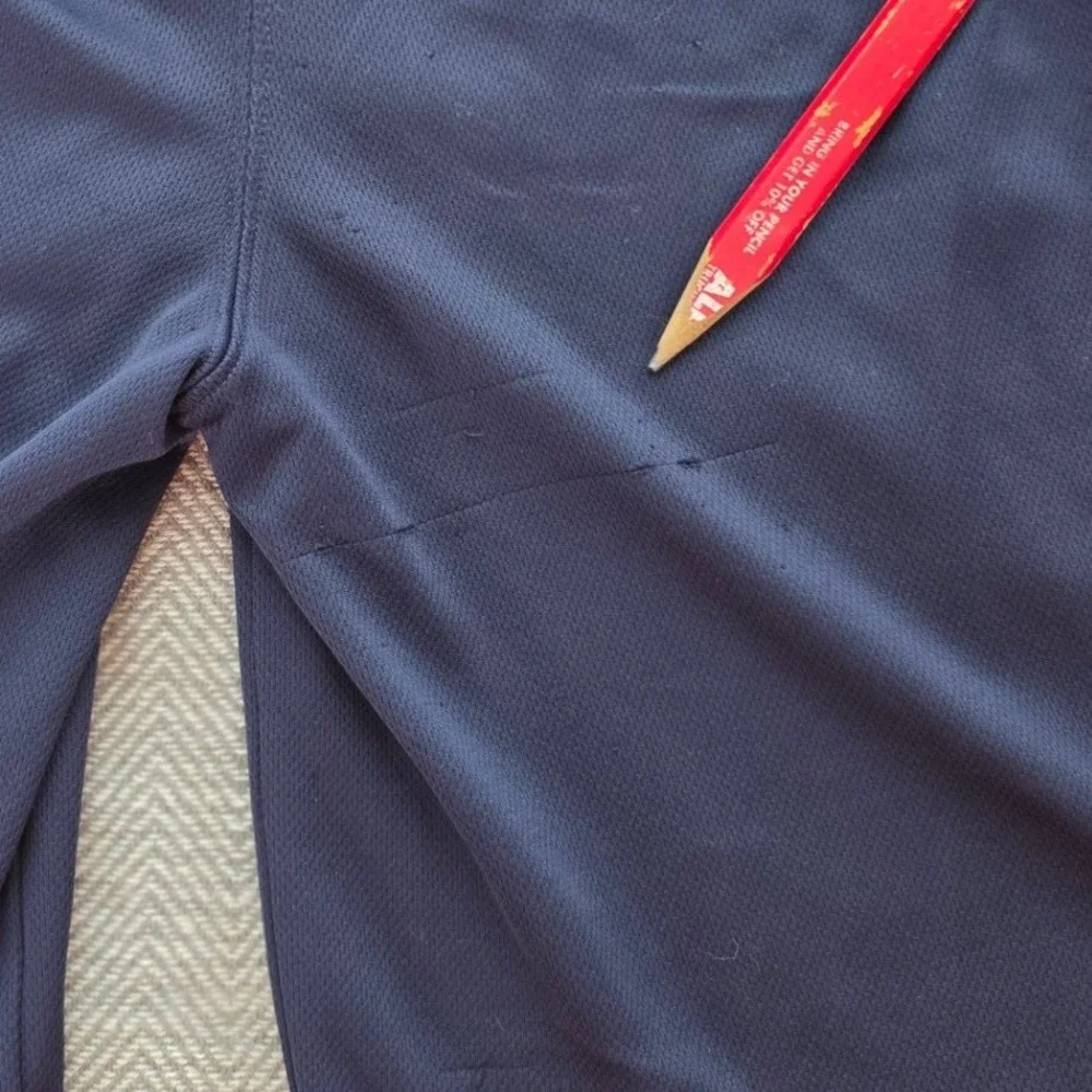 The Childrens Place Boys Navy Blue Mesh Athletic Shorts College 9 Sports Size M